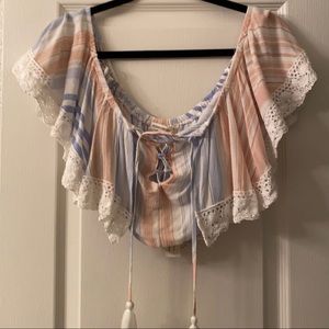 Ocean Drive Beach Goddess Crop Top